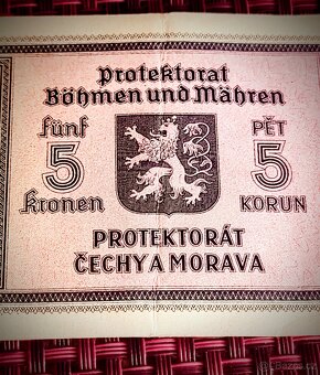 Konvolut protektorátních bankovek 5,- až 5oo,-Koru - 11