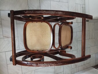 OHÝBANÉ HOUPACÍ KŘESLO VE STYLU THONET–FRANCIE, 70.–80. LÉTA - 11