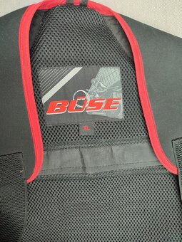 Kožená dvoudílná moto bunda zn.4SR vel.56 + chránič. - 11