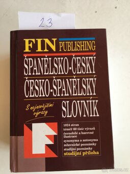 Slovníky, učebnice- francouzské, španělské, italské, němec - 11