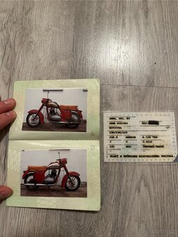 Jawa 250 353 veteránská SPZ - 11