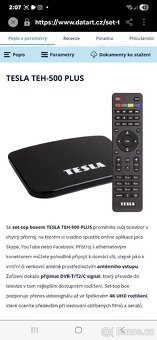 Televize Samsung 102cm + set-top box Tesla TEH-500 Plus - 11