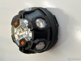 2v1 LED svítilna + výstražný maják, magnety, 1.5 km, NOVÝ - 11