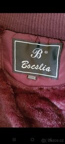 Italská zateplená dlouhá bunda Bocslia, velikost XXL-3xl - 11