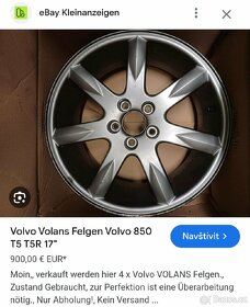 Volvo 850R - 17" disky Volans s pneu 215/45 R17 - 11