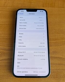 Iphone 13 pro max 256GB Grafitovy - 11