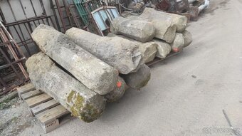 Staré kamenné patníky, žulové patníky, sloupky, 25 ks - 11