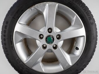 Škoda Octavia - Originání 16" alu kola - Zimní pneu - 11