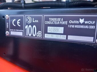 Prodám zahradní traktor Outils-wolf A100K - 11
