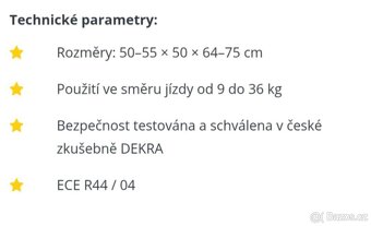 2x Autosedačka Petit & Mars Side Armor béžová / černá - 11
