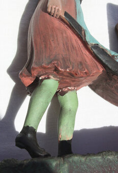 Socha soška figura figurka terakota cca rok 1920 - 11