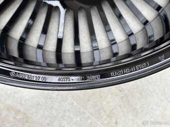 R21 21” Sl63 Maybach Kola Alu Mercedes R21 Černý Lesk - [24. - 11