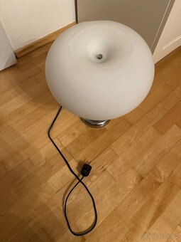 Funkcionalismus art deco chrom starožitná lampa lampička - 11