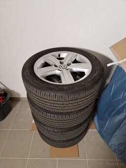 ALU kola s pneu 205/55 R16 6,5Jx16H2 ET46, ORIGO VW Dover - 11