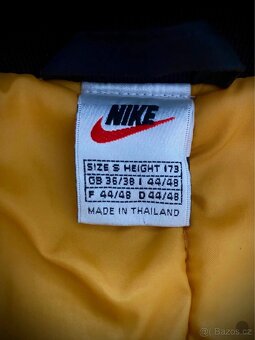 Vintage Nike bunda 90s – modrožlutá, M - 11