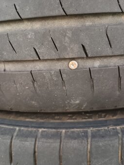Litá kola Borbet 22545 R17 s letními pneu. Audi A3 - 11
