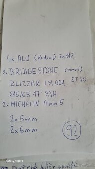 ALU KODIAQ 5 X 112, 215/65/17 99H, ET40, ZIMNÍ - Č 92 - 11