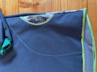 Softshell komplet tmavě šedý- stromy - 11