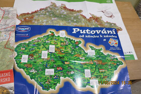 Různé turistyské mapy, mapy památek v ČR,mapy evropských stá - 11