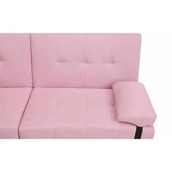 Nová multifunkční sedačka Linus v růžové barvě - 11