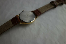 Staré,funkční,  pozlacené hodinky Prim-17 jewels - 11