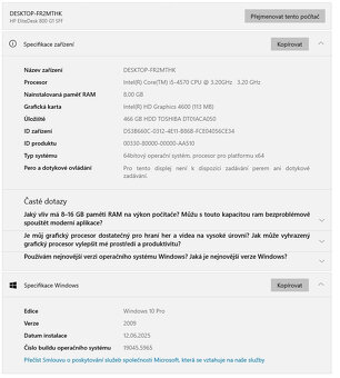 HP EliteDesk 800 G1, i5-4570, 8GB, HDD 500GB, W10#14 - 11