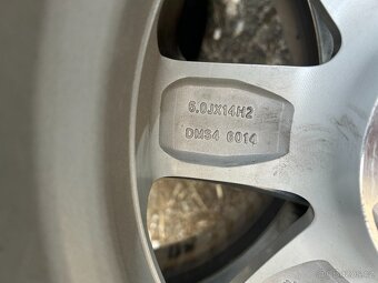 Alu kola R14 5x100 VW,Škoda + letní pneu 165/65/14 - 11
