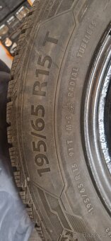 4x kompletní kolo penu 195/65 r15 + disky 5x100 ET38 - 11