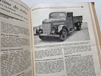 Svázané časopisy Motor Revue 1942-1944 auto motocykl veterán - 11