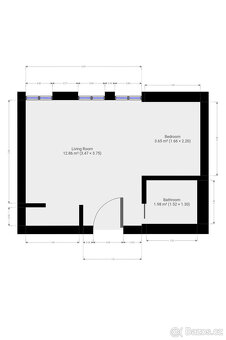 Pronájem bytu 1+kk, Holečkova, Košíře, 15600 Kč/měs, 19 m2 - 11