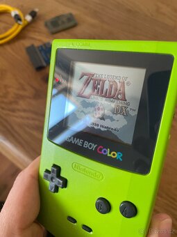 Nintendo GameBoy Color Zelená + GBxCart RW 1.4b flashGBX - 11