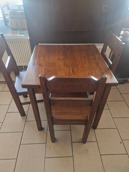 Stoly,  židle a lavice z restaurace - 11