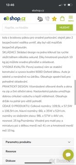 Kočár pro psa PawHut Quido černá + šedá - 11