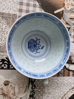 Nová retro souprava z čínského porcelánu I - rýžové zrno - 11