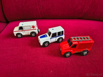 drevena autodraha s prislusenstvim - 11