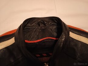 dámská kožená moto bunda - 11