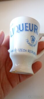 Sběratelské retro panáky pepřenka a slánka Becher liquer - 11