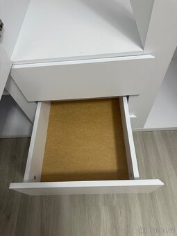 Šatní skříň Carlos, bílá, 152 cm - 11