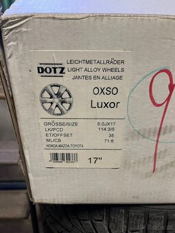 Alu disky Dozt Luxor 8x17" – 5x114,3, ET 35, CB 71,6 mm - 11