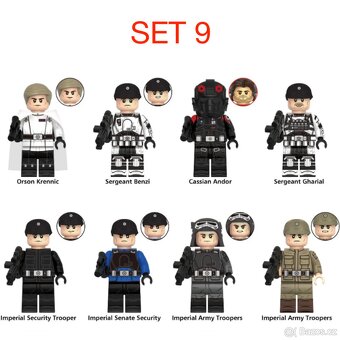 Rôzne figúrky Star Wars 1 (8ks) typ lego - nové - 11