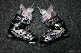 dívčí lyže Dynamic Elve 130 cm , lyžaky Rossignol - 11