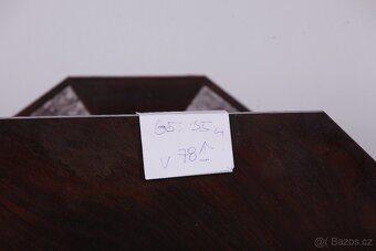 Květinový, odkládací starožitný stolek. - 11