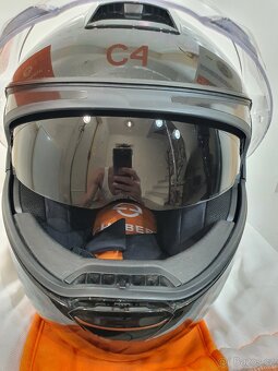 Schuberth C4 přilba Helma Vel. XL 61 / Intercom 2490 KČ - 11