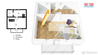 Prodej chaty, 69 m², Kamenný Újezdec - 11