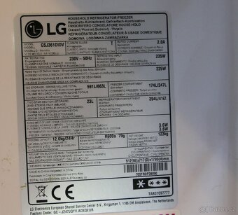 Americká chladnička LG - 11