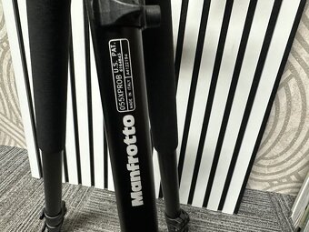 Manfrotto 055XPROB PRO TRIPOD BLACK + Manfrotto 229 Hlava 3D - 11