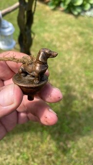 Hodně starý závěsný lustr nebo svítidlo - 11