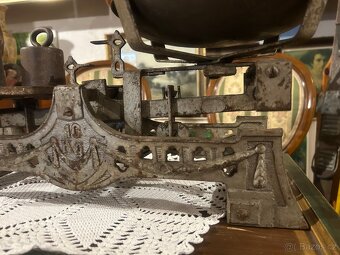 Staré litinové váhy RHEWA kouzlo dávných časů - 11