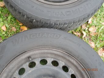 4xObutá zimní sada ŠKODA OCTAVIA 2 15tky. ET 47 195/65 R15 - 11