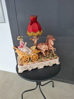 Starožitné porcelánové sousoší Capodimonte - 11